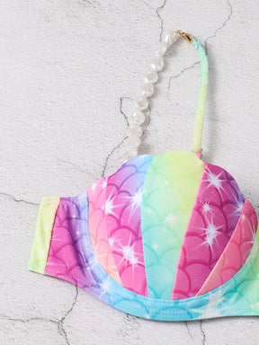 Biquini feminino Degradê: Brilhe Como Uma Sereia