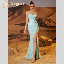Vestido de Gala Luxuoso – 13 Cores Brilhantes!