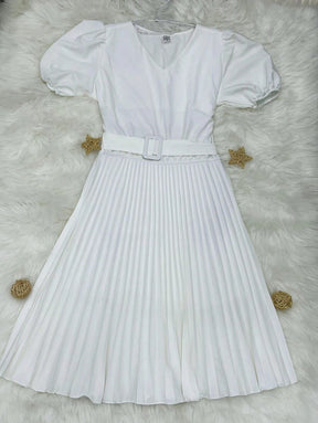 Vestido Midi Dengosa: Elegância e Modéstia para Mulheres de Fé