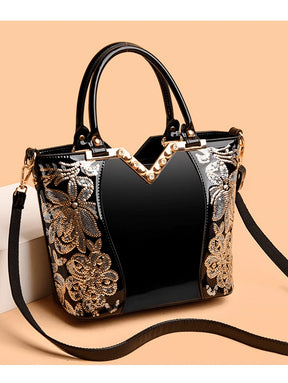 Bolsa Feminina de Couro Envernizado