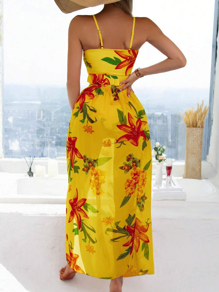 Biquíni Floral 3 Peças - A essência atual do verão