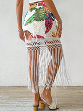 Saia Curta Boho com Franjas