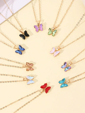 colar feminino borboleta