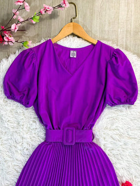 Vestido Midi Dengosa: Elegância e Modéstia para Mulheres de Fé