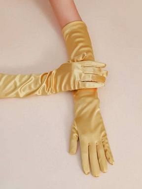 Luvas de Noiva em Cetim – Sofisticação para Casamentos e Festas