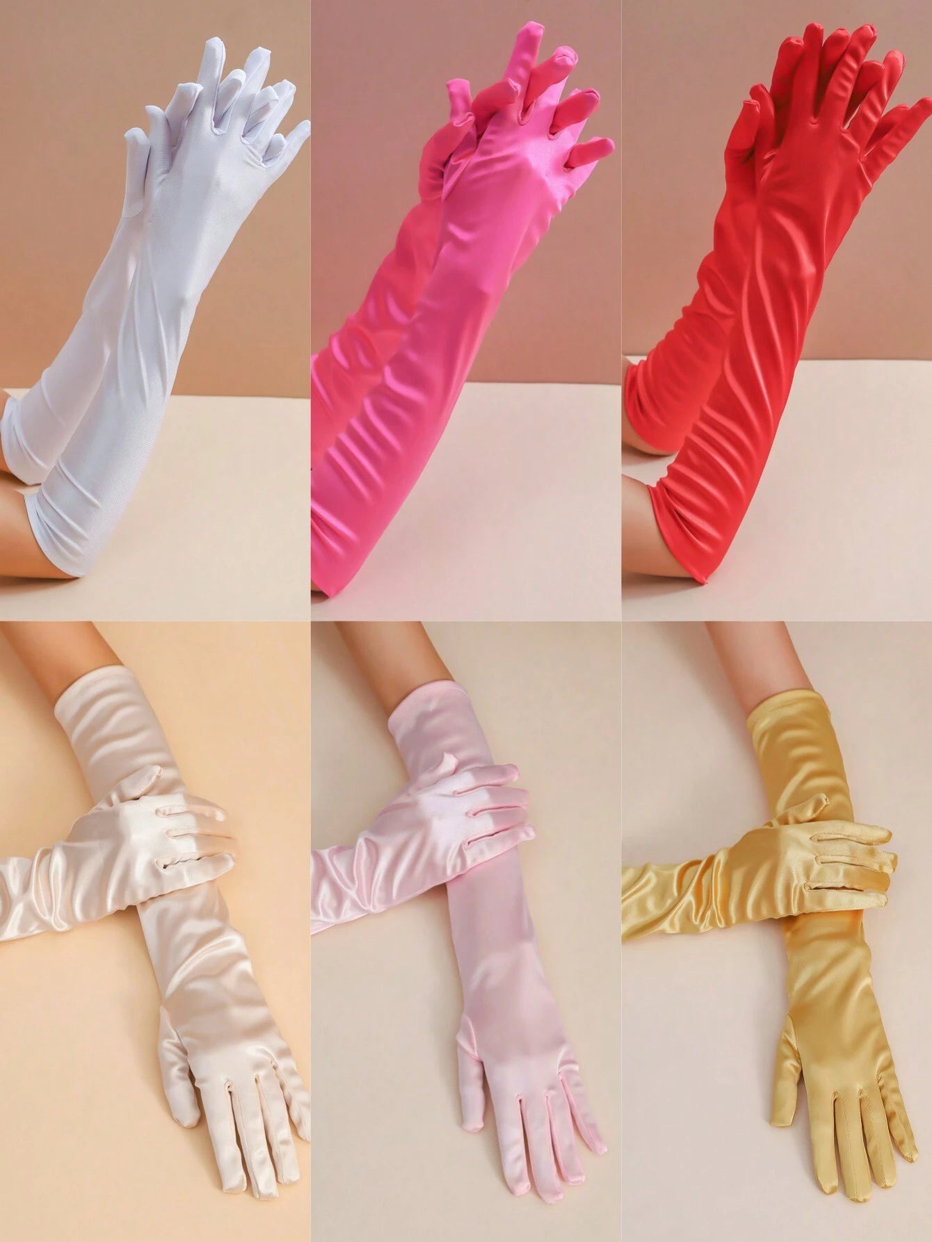 Luvas de Noiva em Cetim – Sofisticação para Casamentos e Festas