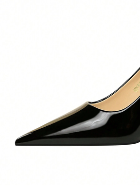 Scarpin de salto alto simples - Moda europeia e americana