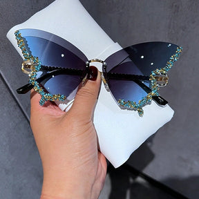 Óculos feminino Butterfly Vision – Elegância e Originalidade para Mulheres Apaixonadas por Estilo