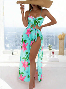 Biquíni Floral 3 Peças - A essência atual do verão