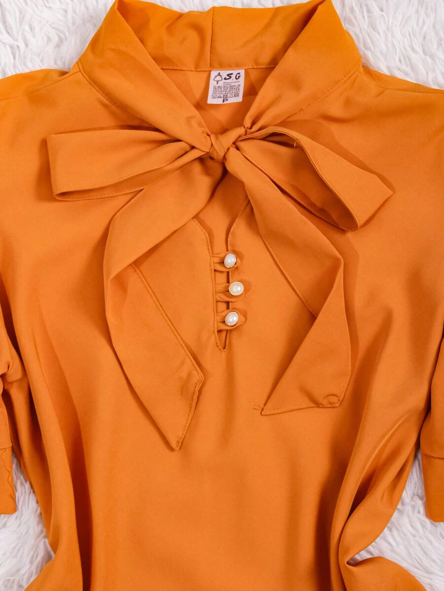 Blusa Feminina Social Manga Bufante