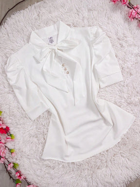 Blusa Feminina Social Manga Bufante