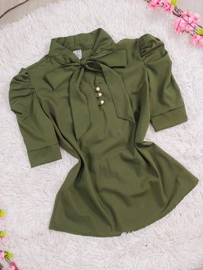 Blusa Feminina Social Manga Bufante