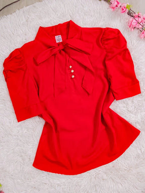 Blusa Feminina Social Manga Bufante