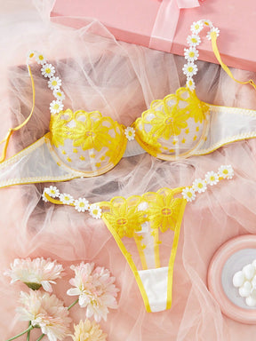 Lingerie feminina amarela