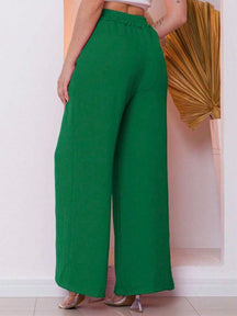Calça Pantalona Cintura Alta – 12 Cores e Conforto