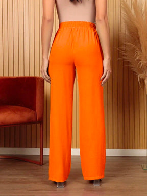 Calça Pantalona Cintura Alta – 12 Cores e Conforto
