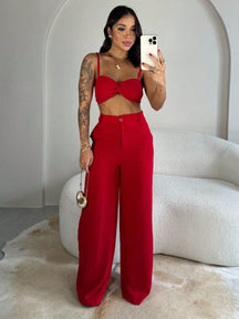 Conjunto Calça e Cropped – 3 Cores e Modelagem Perfeita!