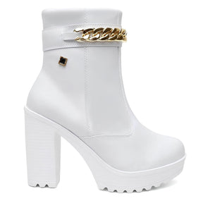Coturno Feminino Cano Baixo – Salto 11cm e Conforto