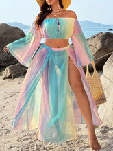 Conjunto Cropped e Saia Praia Plus Size – Elegância e Conforto!