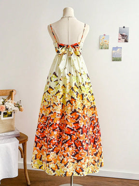 Vestido Longo Estampado – 100% Elegância e Leveza