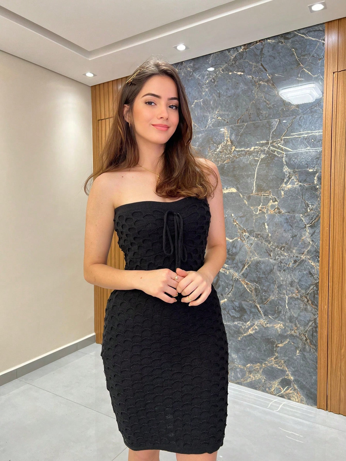 Vestido Tricô Curto | Conforto e Estilo em 1 Peça!