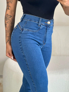 Calça Jeans Feminina Skinny | 6 Tamanhos e Conforto Absoluto