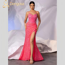 Vestido de Gala Luxuoso – 13 Cores Brilhantes!
