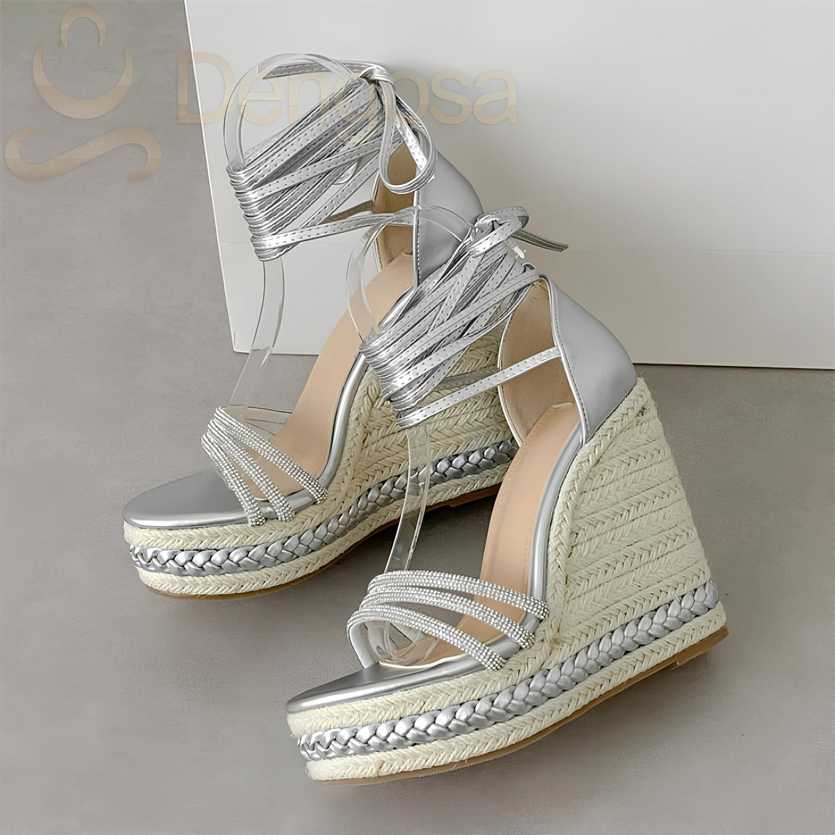 Sandália Gladiadora Feminina – 12 cm de Puro Estilo