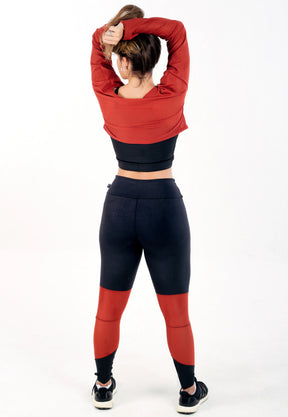 Conjunto Legging + Cropped com Telinha – Conforto e Estilo para Seus Treinos