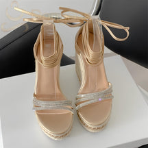 Sandália Gladiadora Feminina – 12 cm de Puro Estilo