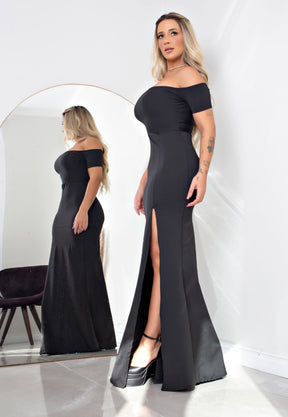 Vestido longo tubinho elegante