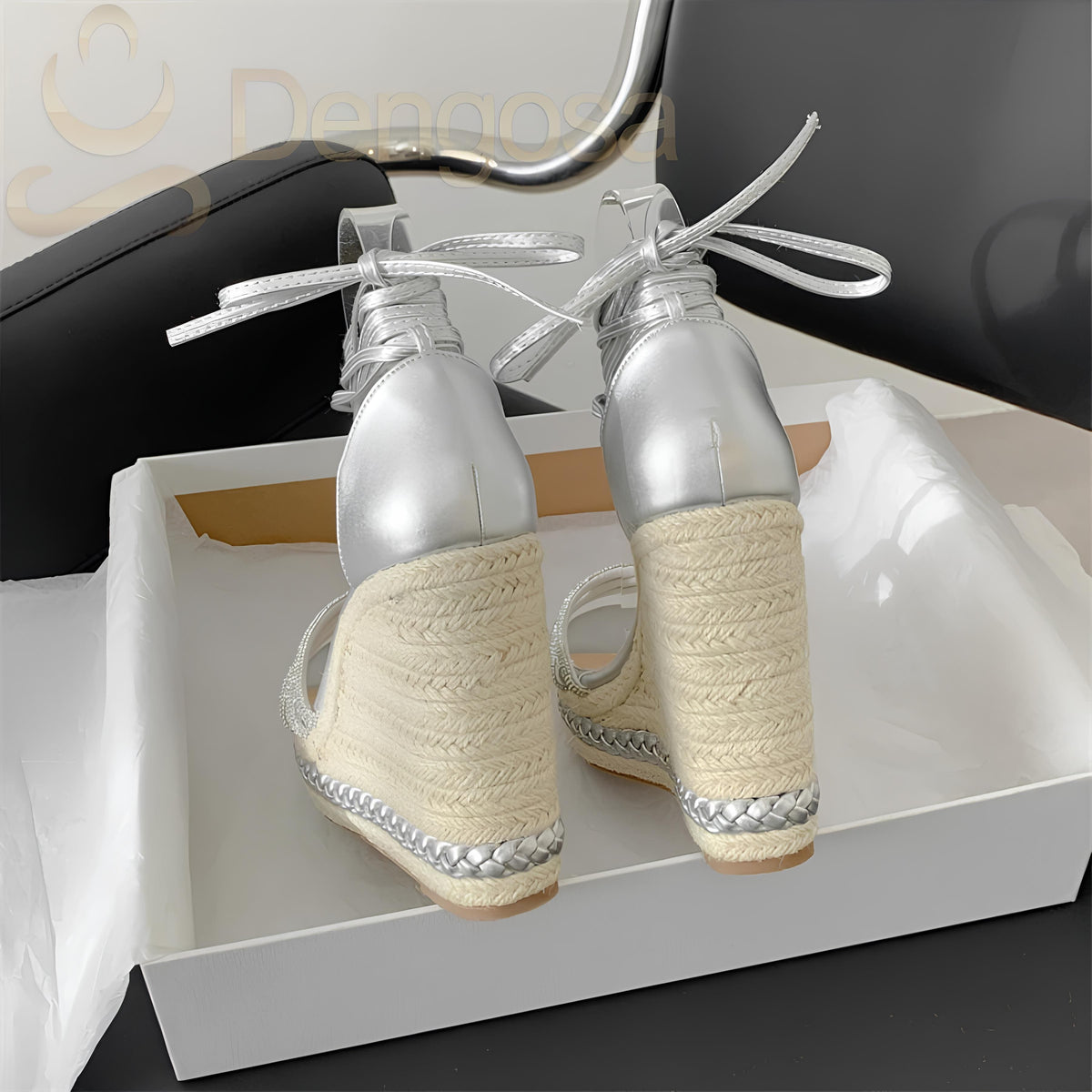 Sandália Gladiadora Feminina – 12 cm de Puro Estilo