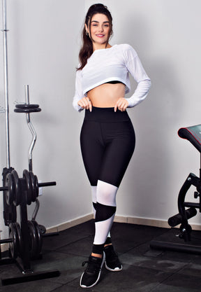 Conjunto Legging + Cropped com Telinha – Conforto e Estilo para Seus Treinos