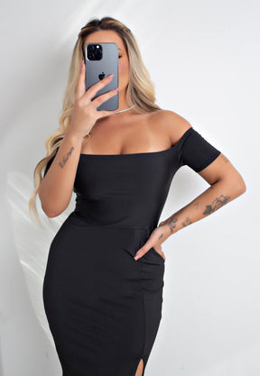 Vestido longo tubinho elegante