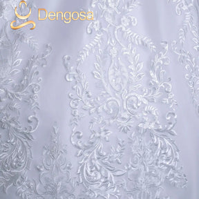 Vestido de noiva com mangas longas