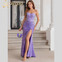 Vestido de Gala Luxuoso – 13 Cores Brilhantes!
