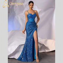 Vestido de Gala Luxuoso – 13 Cores Brilhantes!