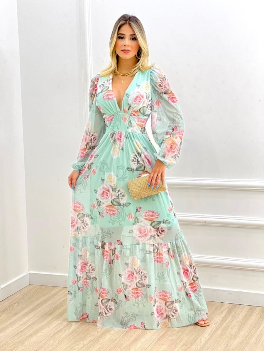 O Vestido Que Encanta e Hipnotiza - Ethereal Mint