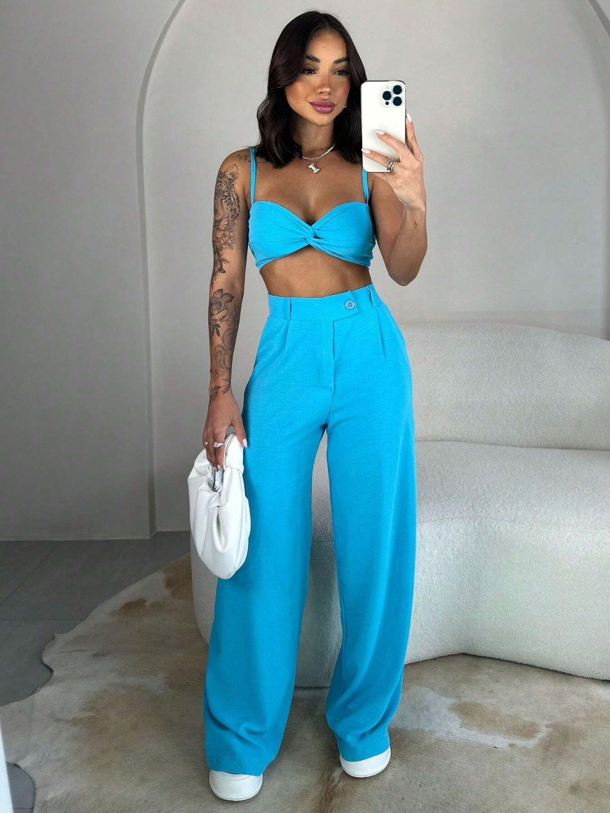 Conjunto Calça e Cropped – 3 Cores e Modelagem Perfeita!
