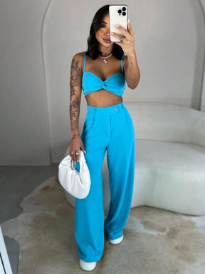 Conjunto Calça e Cropped – 3 Cores e Modelagem Perfeita!