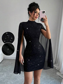 Vestido Curto Estrela do Céu - Brilhe Onde Quer Que Vá!