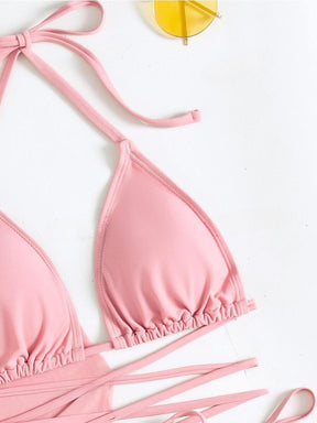 Conjunto Completo de Biquíni 4 em 1: O Look de Praia Perfeito
