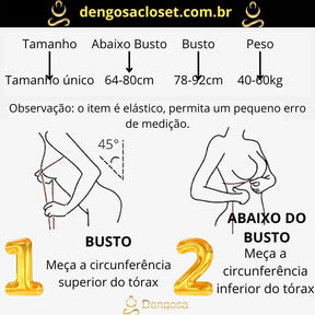 Sutiã Top Dengosa Confort Expect - Ideal para todas as mulheres!