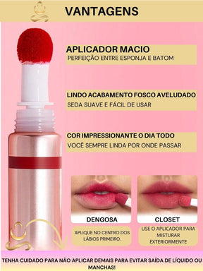 Batom matte Vegano Dengosa Sheglam: Beleza Ética em Cada Aplicação