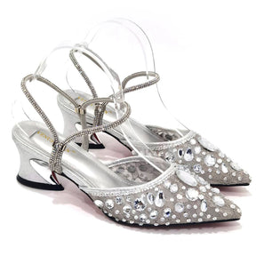 Sandália Estilo Scarpin Salto Quadrado Luxo | 7 Cores Exclusivas