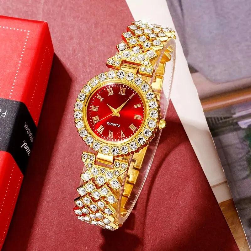 Conjunto Dourado Divino - Luxo e Elegância em Cada Detalhe! [4 PEÇAS] 💎✨