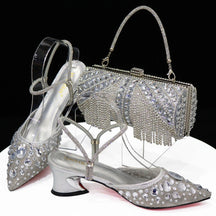 Sandália Estilo Scarpin Salto Quadrado Luxo | 7 Cores Exclusivas