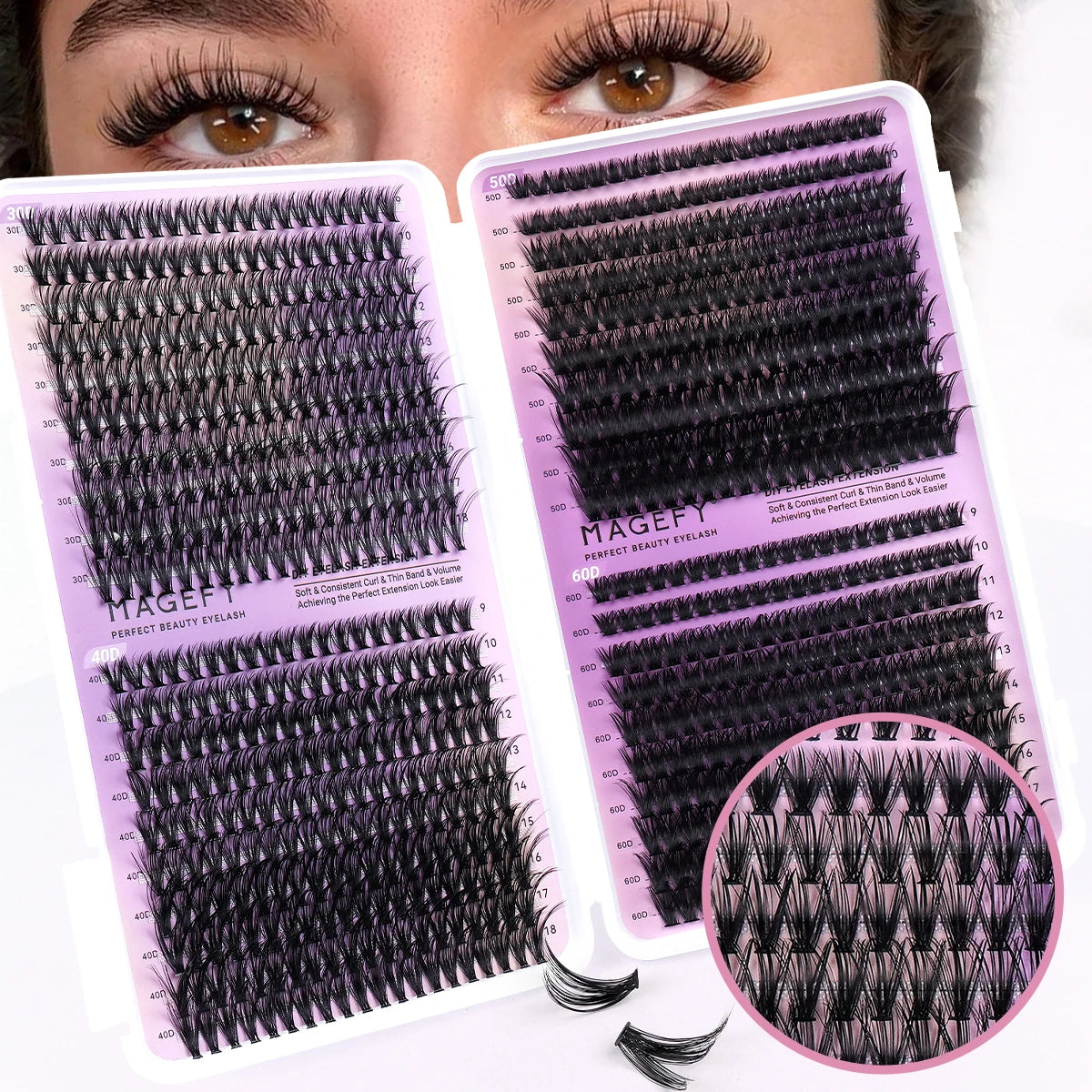 Extensão de Cílios: Transforme seu Olhar com o Conjunto Completo✨