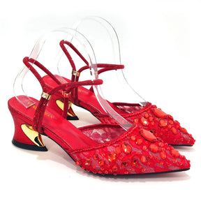 Sandália Estilo Scarpin Salto Quadrado Luxo | 7 Cores Exclusivas