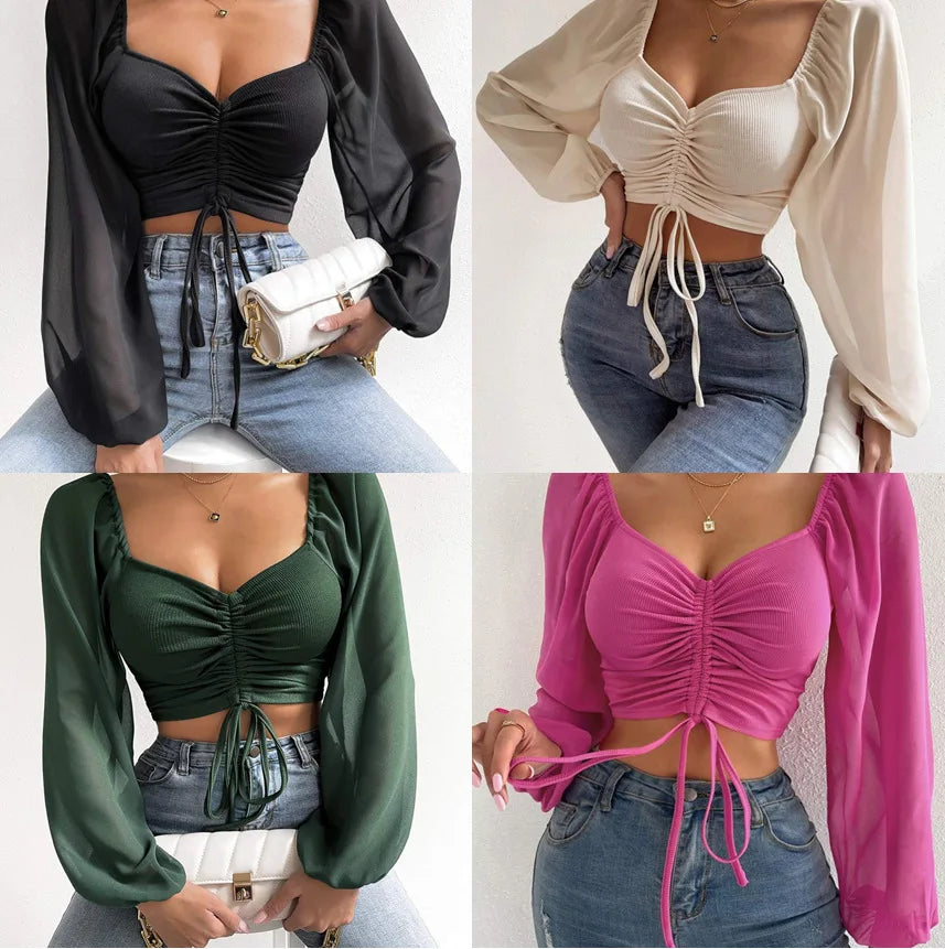 Cropped Manga Longa - Estilo e Conforto para Qualquer Ocasião